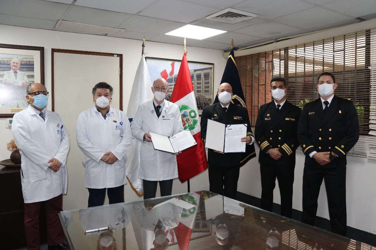 IAFAS de la Marina de Guerra del Perú firma convenio con INEN – Instituto Nacional de Enfermedades Neoplásicas