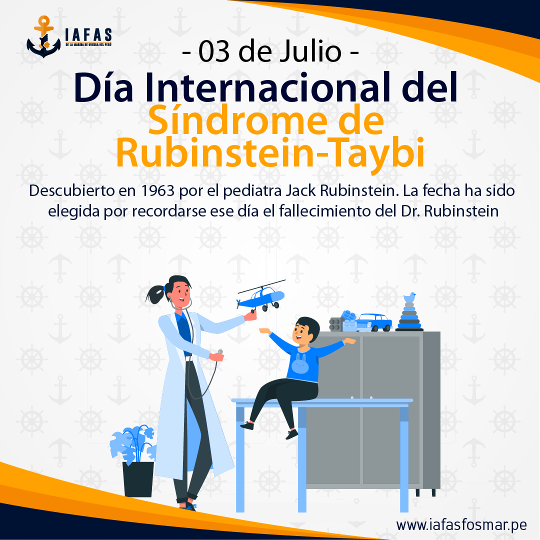 Día Internacional del Síndrome de Rubinstein-Taybi (03 de julio)