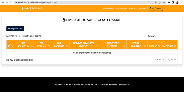 IAFAS FOSMAR hace más fácil Solicitar tus Atenciones Extrainstitucionales por medio de la web